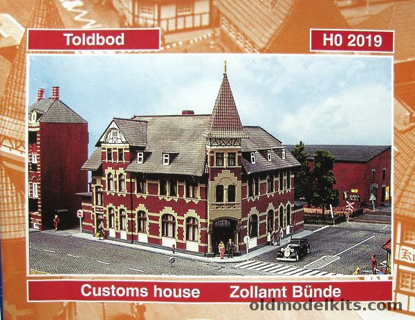 Heljan HO Customs House - HO Scale Building, HO 219 plastic model kit